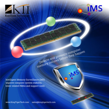 KingTiger’s latest DRAM testing technology including iMS is now widely adopted in various applications and it delivering extraordinary DRAM stability and performance